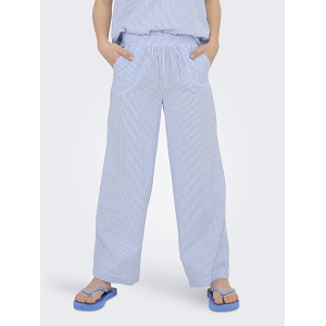 ONLY KIDS  NAME IT KOGSMILLA LIFE STRIPE PANT WVN NOOS<br>Bleu ciel
