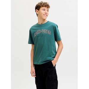 JACK AND JONES KIDS JJECALEB VARSITY TEE SS ONECK NOOS JNR<br>Vert