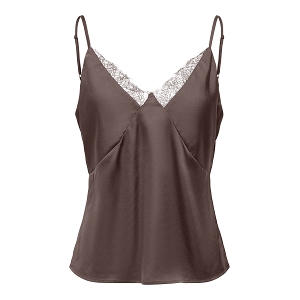 ONLY ONLFARAYA STRAP LACE SATIN<br>Marron