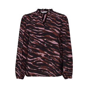  BYIBINE SHIRT<br>Bordeaux multi  PROMOTIONS
