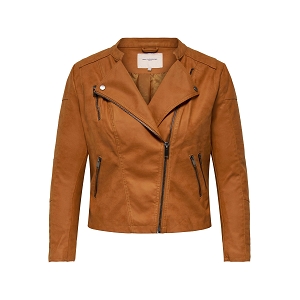  CARAVANA FAUX LEATHER BIKER<br>Cognac Simili cuir 