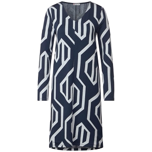 STREET ONE SHIRT DRESS_MODERAT<br>Marine multi