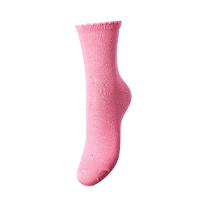  PCSEBBY GLITTER LONG 1 PACK SOCKS NOOS<br>Rose foncé  Paillettes