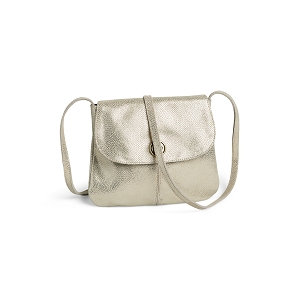 PIECES PCTOTALLY LARGE LEATHER PARTY BAG NOOS<br>Beige or Cuir lisse