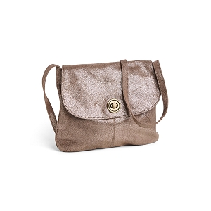 PIECES PCTOTALLY LARGE LEATHER PARTY BAG NOOS<br>Beige clair Cuir lisse