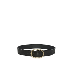  PCLAURA SUEDE JEANS BELT FC<br>Noir Cuir lisse Uni
