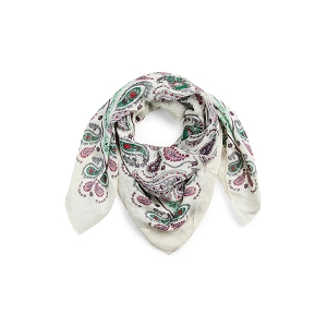 PIECES PCMIRANDI SQUARE SCARF FC BC<br>Beige rose Viscose