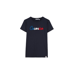  TSHIRT ALEX COCORICO<br>Marine  Inscription