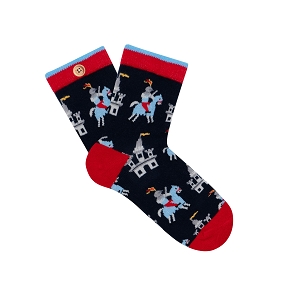  SOCKS KIDS<br>Marine rouge  