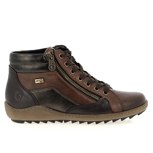  R1458<br>Marron multi Cuir imperméable Uni