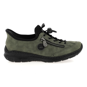 45904 N3267:Kaki noir/Cuir synthétique/