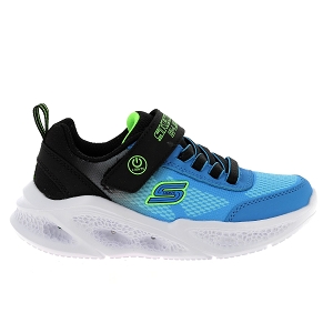  SKECHERS METEORLIGHTS KRENDOX<br>Bleu multi Toile Mesh 