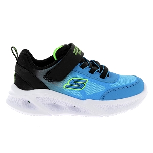  SKECHERS METEORLIGHTS KRENDOX<br>Bleu multi Toile Mesh 