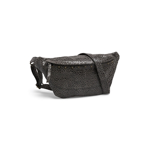 PIECES PCDAINO LEATHER BUMBAG FC<br>Gris noir Cuir lisse