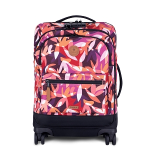 CABAÏA SOFT SUITCASE 4 WHEELS<br>Rose Toile Nylon
