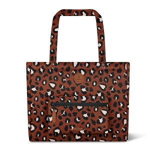 CABAÏA MAXI TOTEBAG<br>Marron multi Toile Nylon