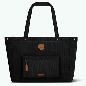 CABAÏA MAXI TOTEBAG<br>Noir Velours