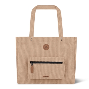 CABAÏA MAXI TOTEBAG<br>Beige Velours