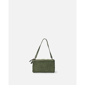 BIBA MULLEN<br>Olive Cuir lisse
