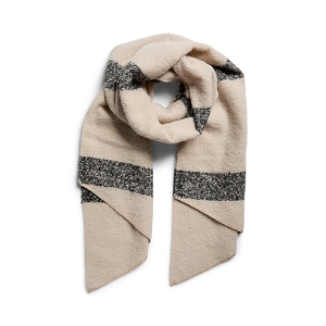 PIECES PCPYRON LONG AOP SCARF NOOS BC<br>Beige foncé Polyester