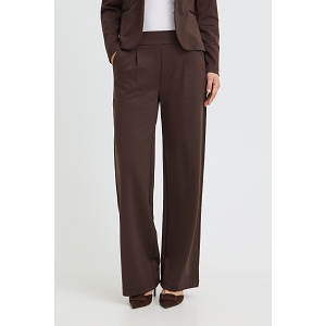  BYRIZETTA WIDE PANTS 2<br>Marron foncé  