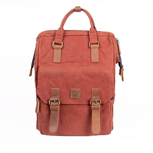 ALASKAN MAKER JUNEAU<br>Orange Cuir imperméable