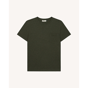  OLONNE TSHIRT KNIT<br>Vert foncé  