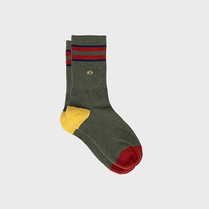 BILLYBELT CHAUSSETTES RETRO<br>Kaki multi