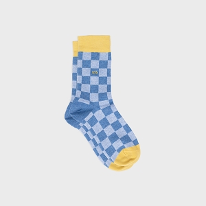 BILLYBELT CHAUSSETTES CARREAUX<br>Bleu multi