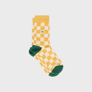BILLYBELT CHAUSSETTES CARREAUX<br>Jaune multi