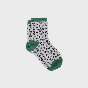 BILLYBELT CHAUSSETTES ANIMAUX<br>Vert blanc