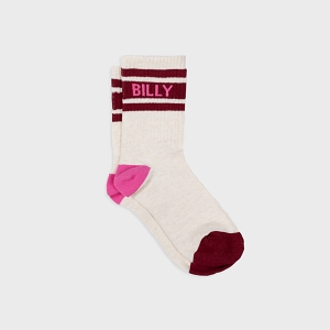 BILLYBELT CHAUSSETTES TENNIS<br>Beige multi