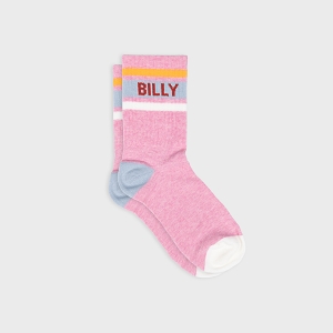 BILLYBELT CHAUSSETTES TENNIS<br>Rose multi