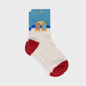 BILLYBELT CHAUSSETTES GARCON<br>Beige multi