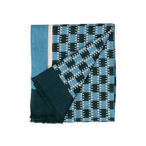 BILLYBELT FOULARDS EN COTON<br>Bleu multi