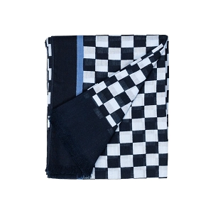BILLYBELT FOULARDS EN COTON<br>Noir multi