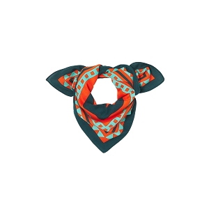 BILLYBELT PETIT FOULARD COTON<br>Orange multi