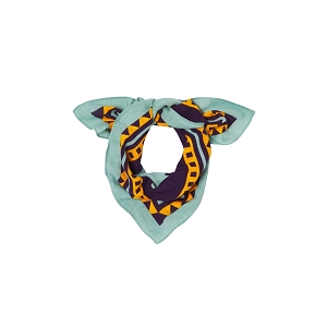 BILLYBELT PETIT FOULARD COTON<br>Bleu ciel