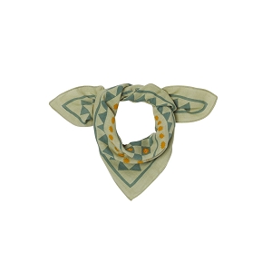BILLYBELT PETIT FOULARD COTON<br>Vert multi