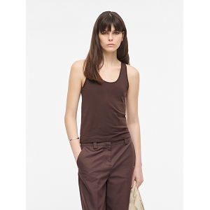  ROUESME MAE TANK TOP<br>Marron  Uni