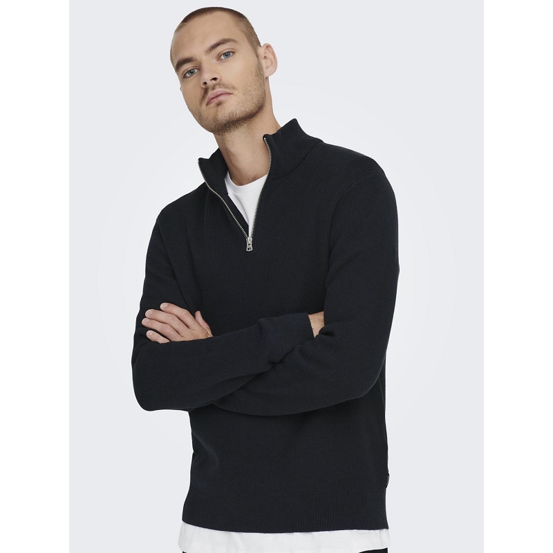 Only and sons ONSPHIL REG 12 STRUC HALF ZIP KNIT NOOS1063001_2