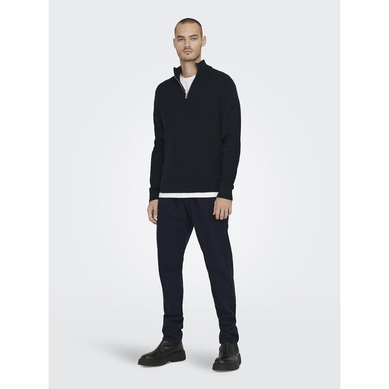 Only and sons ONSPHIL REG 12 STRUC HALF ZIP KNIT NOOS1063001_4