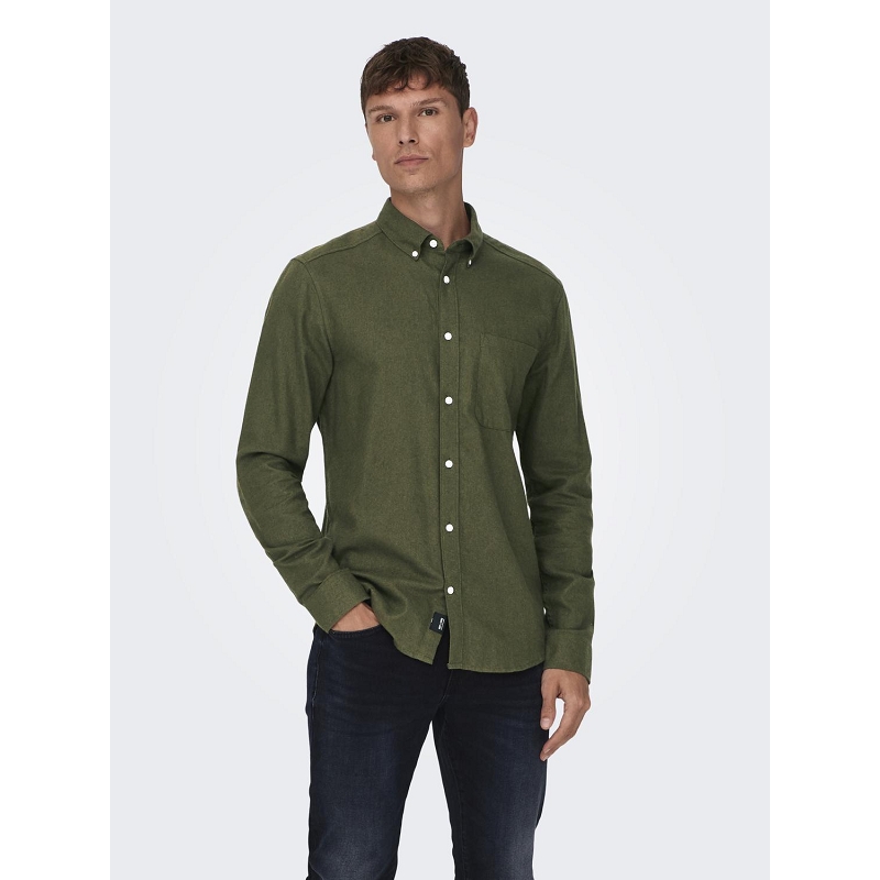 Only and sons ONSGUDMUND M 1PKT SOLID SHIRT NOOS