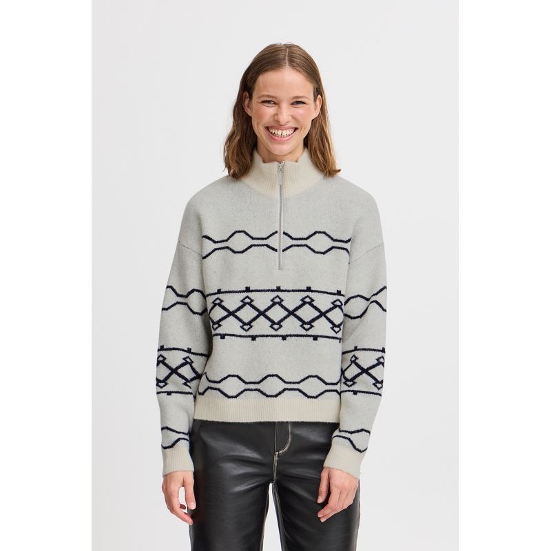 B young BYMASSI HALFZIP PULLOVER