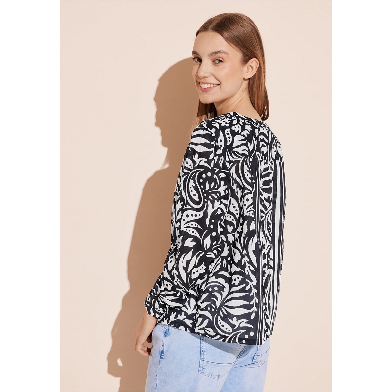 Street one PRINTED SPLITNECKBLOUSE W1086901_2