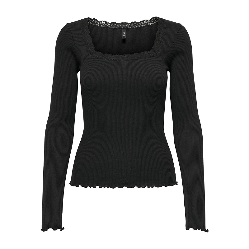 Only XENA LS LACE TOP JRS