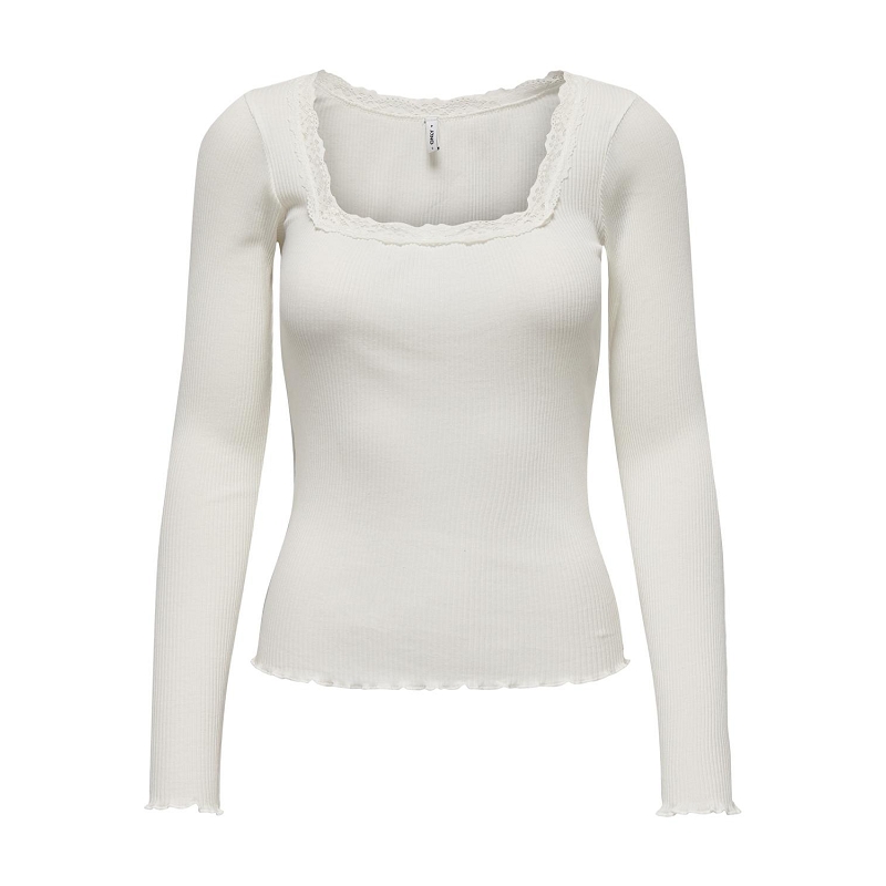 Only XENA LS LACE TOP JRS