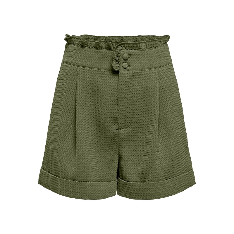 Only ROSEMARY HW FRILL WAFFLE SHORTS PNT