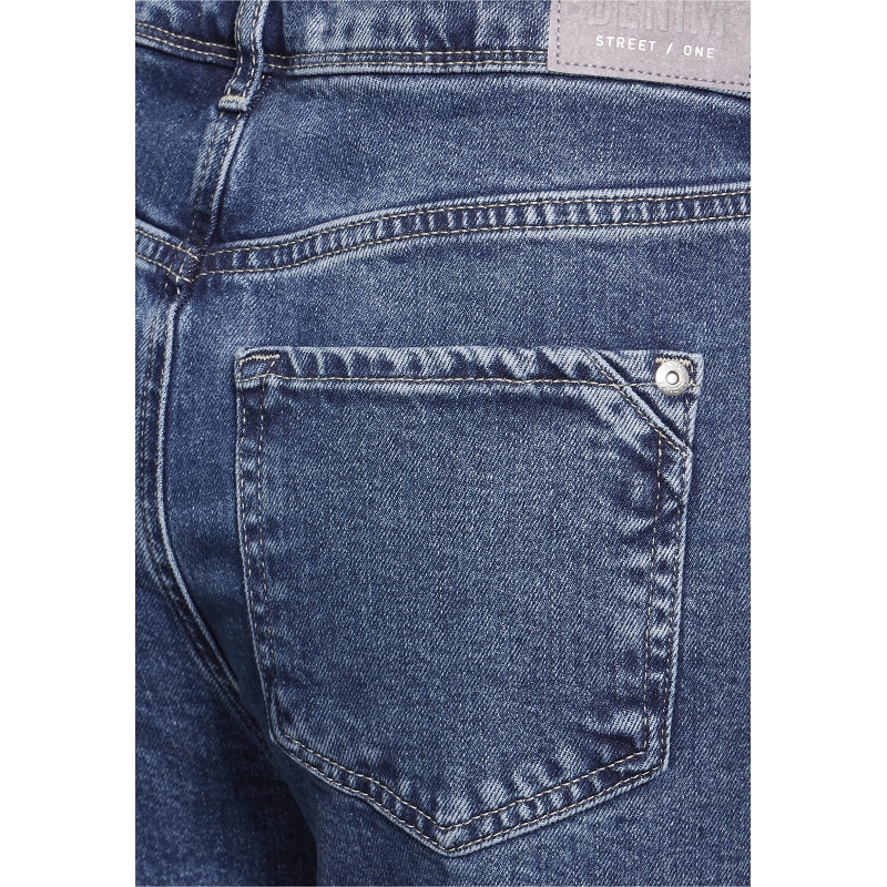 Street one STYLE DENIMKICK FLARED SLFIT HW BOOTCUTLEG BLUE1263701_3