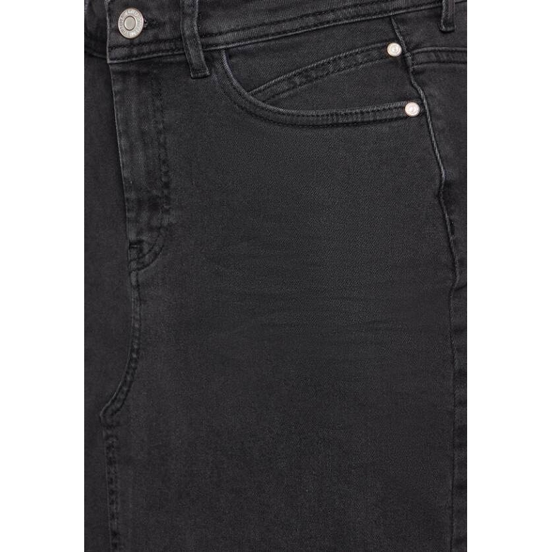 Street one DENIMSKIRT MIDI HW BLACK WASHED1264701_4